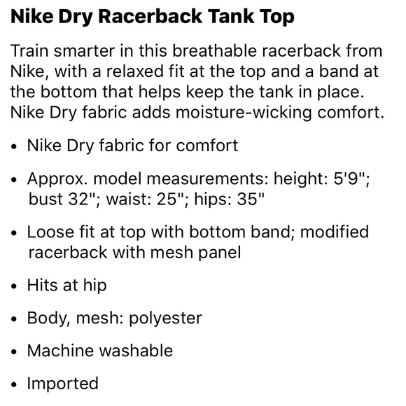 🆕•Nike• Dri-Fit Racerback Tank - Picture 4 of 6